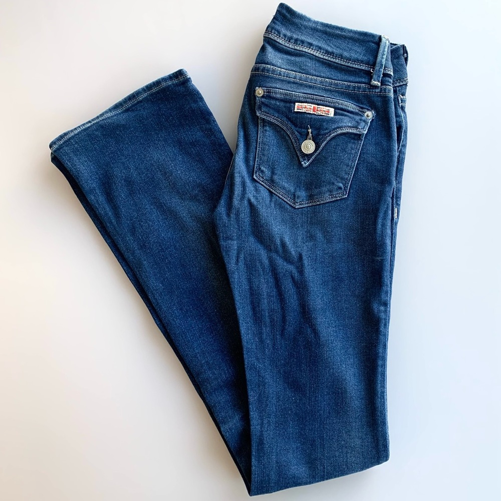 LIKE NEW Hudson Beth Baby Bootcut Jeans in Blue | Size 25